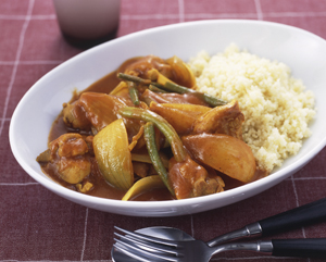 たまねぎのトマトカレー煮